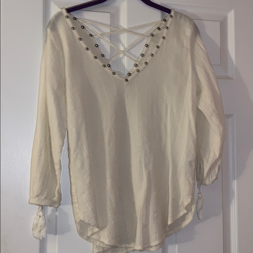 Off white blouse